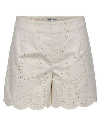 Only - ONLElsa Crochet Shorts - Cloud Dancer